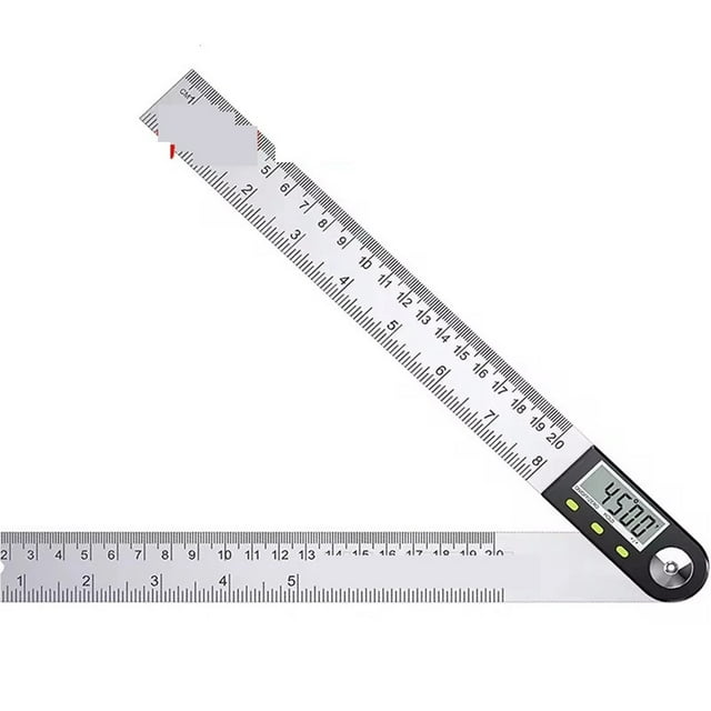 300mm Digital Protractor Inclinometer Electronic Angle Gauge Stainless Steel Angle Ruler Goniometer Electronic Protractor ,Long Lasting