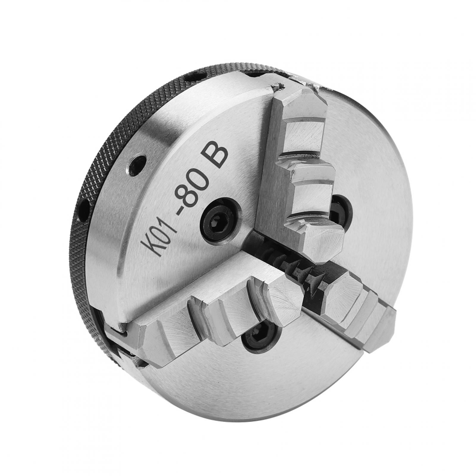 Metal Lathe Chuck, Chuck Lathe Part Lathe Chuck, SANOU 80mm Diameter