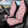 thumbnail image 2 of POLERO Hibiscus Floral & Butterfly Print Polyester Vehicle Seat Covers Elastic, Thin Front Seat Cover for Women, 2 Pack Auto Front Seats Protector, 2 of 13