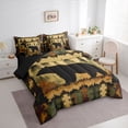 thumbnail image 3 of Castle Fairy Animal Bear Twin Bedding Sets 7-Piece for Female Men Women,Vintage Cabin Aesthetic Bedding Comforter Set Microfiber,Woodland Wildlife Breathable Sheet Sets,Microfiber Bedroom Decor, 3 of 8