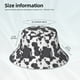 thumbnail image 3 of Fotbe Black And White Sheeps Sombrero Tipo Pescador con Estampado – Sombrero de Sol de Algodón de Moda para Playa, Golf, Pesca, 3 of 6