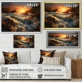 thumbnail image 4 of Designart "Coastal Surrender Rocky Beach wall art I" Nautical & Beach Wall Art Print, 4 of 5