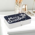 thumbnail image 6 of Christmas Elegant Jewelry Box Organizer with Removable Compartment and Earring Holder - Portable PU Leather Storage Case, 6 of 6
