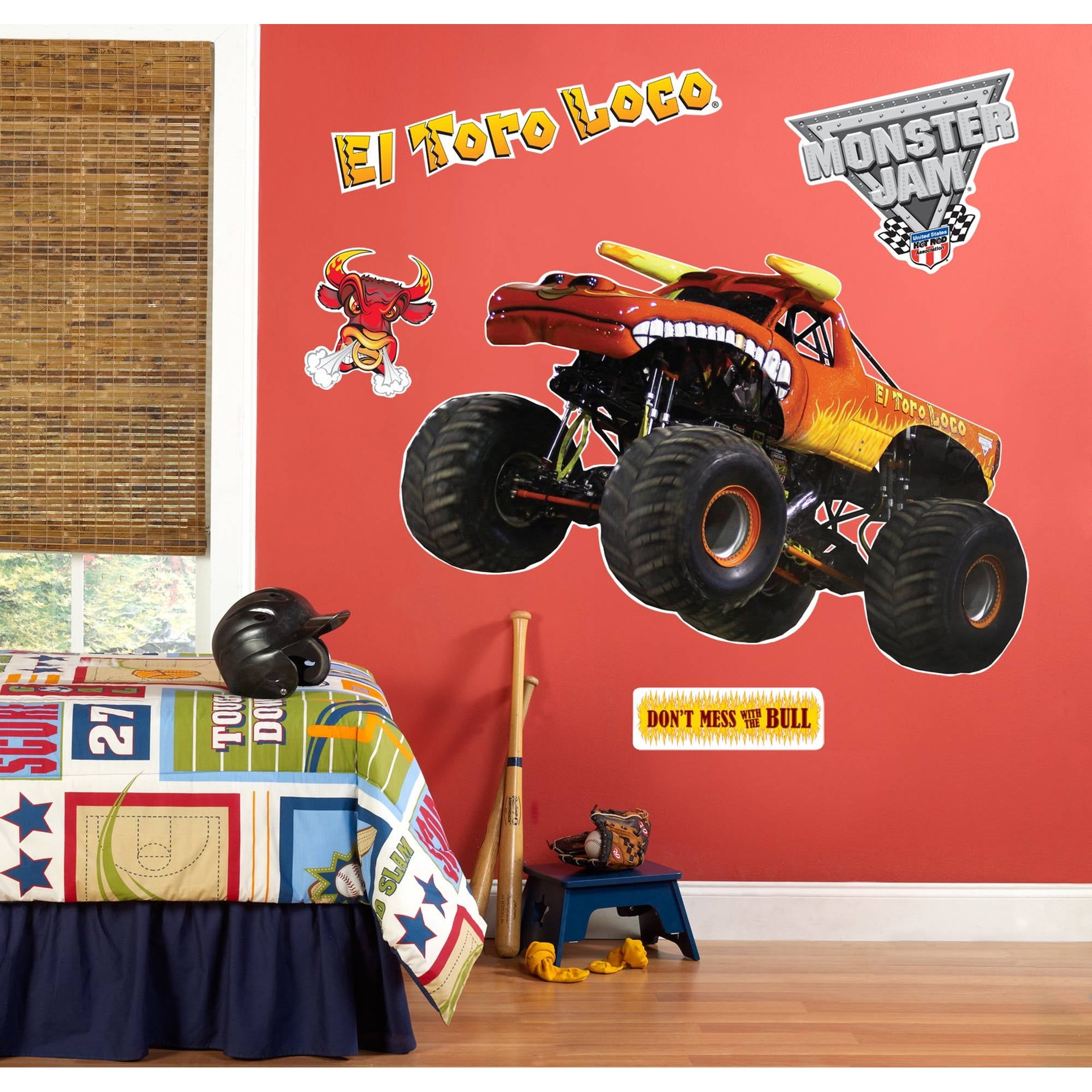 Monster Jam El Toro Giant Wall Decal