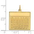 thumbnail image 3 of 14k Friday the First Day Calendar Pendant in 14k Yellow Gold, 3 of 3