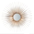 thumbnail image 2 of Safavieh Lachlyn 33 in. Radiant Lines Round Sunburst Mirror, Gold, 2 of 5
