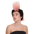 thumbnail image 4 of HPO Adult Unisex Rock Star Mohawk Wig Full Pink Color Troll Wigs | Perfect for Halloween & Cosplay, 4 of 10