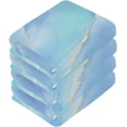 thumbnail image 3 of Blue Gold Marble Washcloth 12x12in Set, 2 Pack Absorbent Cotton Towel Square Kitchen Dishes Towels, Soft Cleaning Face Hand Towel Fast Drying, 3 of 7