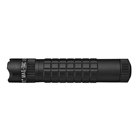 - Maglite Mag-Tac LED 2-Cell CR123 Flashlight - Crowned-Bezel, Matte Black