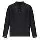 thumbnail image 2 of pstuiky camisetas de manga larga para hombre, Camisa de estilo hippie para hombre, de manga corta, estilo playero, informal, con cuello alto y solapa de manga larga. tops de invierno para hombre s, 2 of 5
