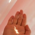 thumbnail image 4 of Cortina de gasa Toystoory para ventana de dormitorio sala de estar bloqueo de luz solar doble capa rosa 250*100*0.1 cm, 4 of 6