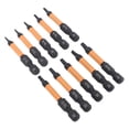 thumbnail image 1 of Triangular Screwdriver Bit Set, High Strength Triangular Screwdriver Bit 10 Pcs with Storage Rack for Construction, 1 of 7