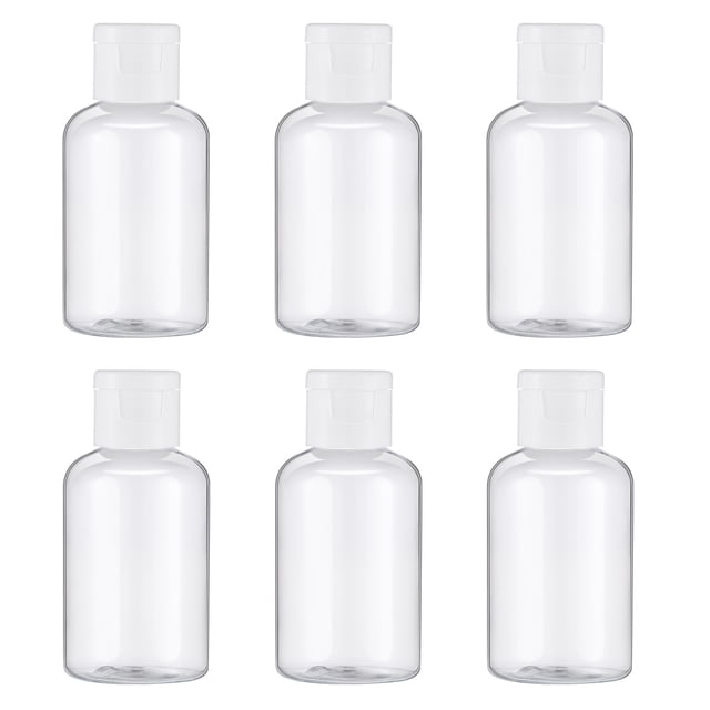 FELTECHELECTR FRCOLOR 6 envases portátiles recargables para cosméticos, botellas de viaje, dispensadores de líquidos