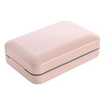 Shoreew Magnetic Pill Box Waterproof Good Seal 7 Days Weekling Pill Organizer 8 Compartments Portable Pill Dispenser Outdoor Medicine Fish Oil Vitamin Storage Case