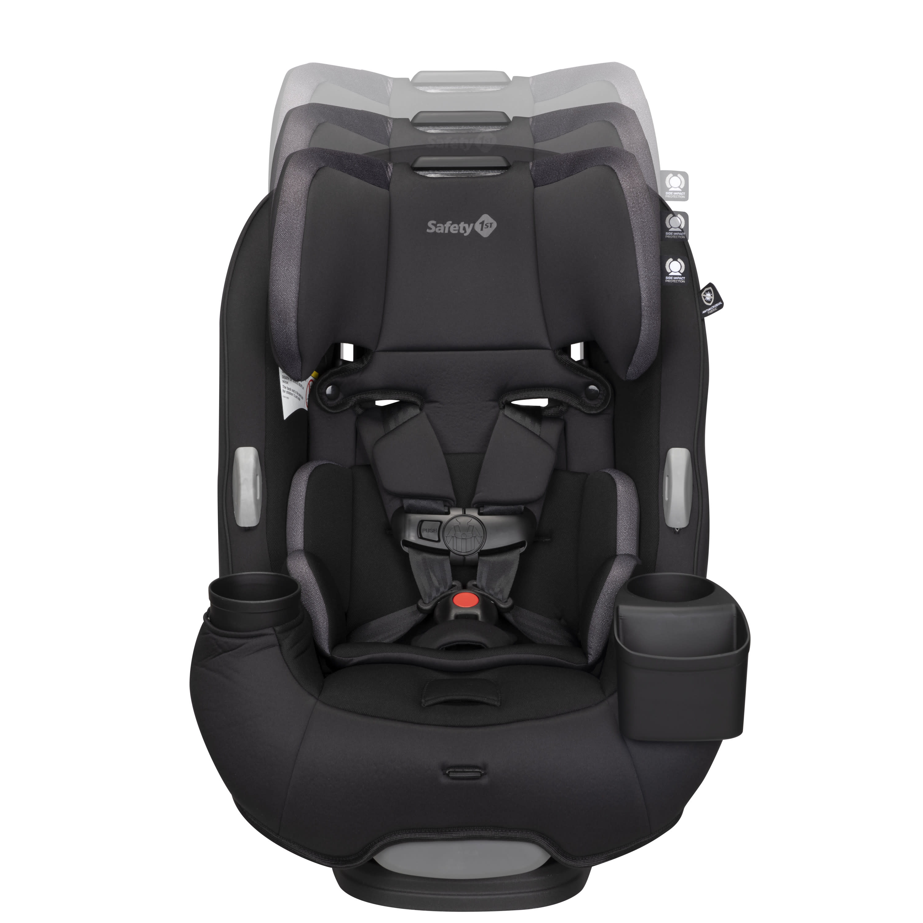 Safety 1ˢᵗ Grow and Go Sprint All-in-One Convertible Car Seat, Black ...