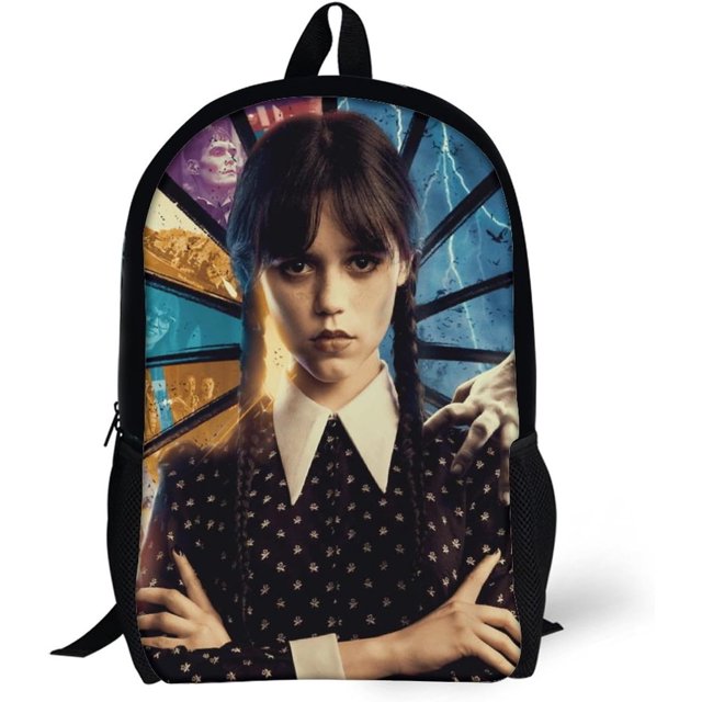 Wednesday Backpacks Basic Shoulder Daypack Bookbag Satchel Knapsack Rucksack-XTYD1837