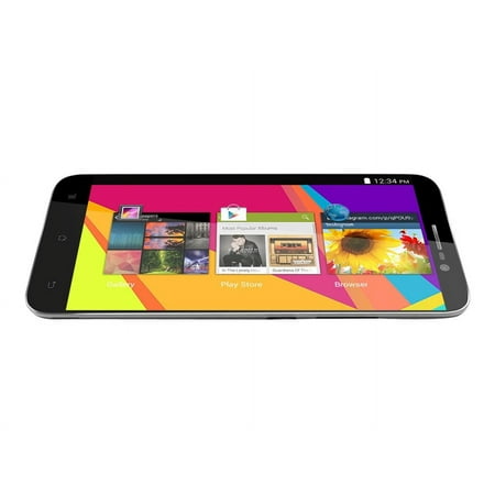 BLU Studio 6.0 LTE - 4G smartphone - dual-SIM - RAM 2 GB / Internal Memory 16 GB - microSD slot - LCD display - 6" - 1920 x 1080 pixels - rear camera 13 MP - front camera 5 MP - black