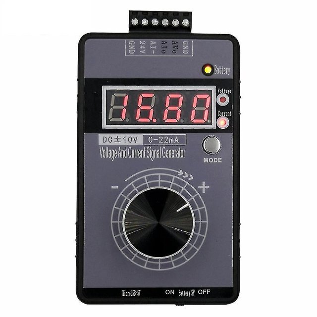 Generador de señal de voltaje de corriente de precisión de 4-20 ma, simulador analógico para depuración de PLC y panel, Fr