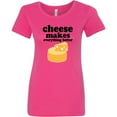 thumbnail image 3 of Inktastic Cheese Makes Everything Better Women's T-Shirt, 3 of 5