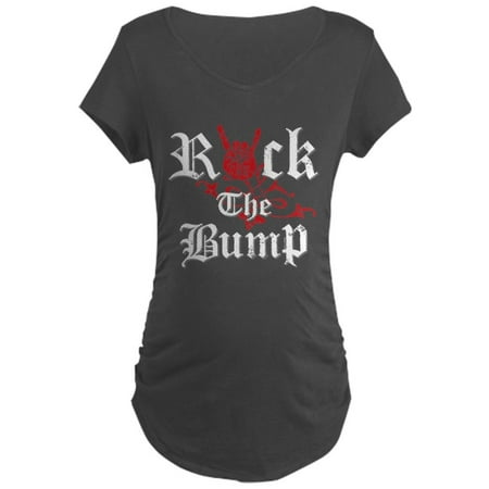 

CafePress - Rock The Bump Maternity Dark T Shirt - Maternity Dark T-Shirt