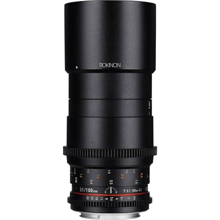 Rokinon 100mm T/3.1 Cine DS Full Frame Macro Lens (for Video DSLR Canon EOS