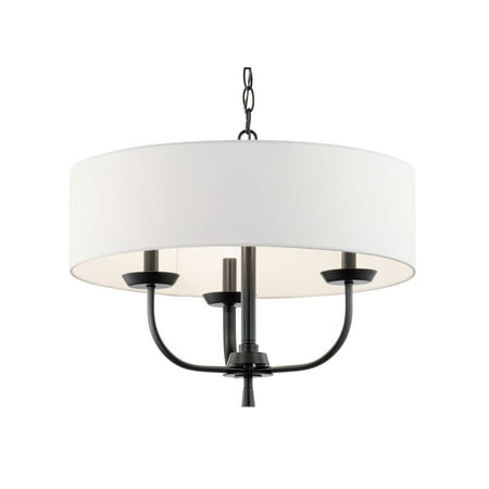 

Kichler 52384 Kennewick 3 Light 20 Wide Chandelier - Black