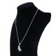 thumbnail image 5 of Collar Elegante con colgante de cristal de imitación para mujer Plata, 5 of 8