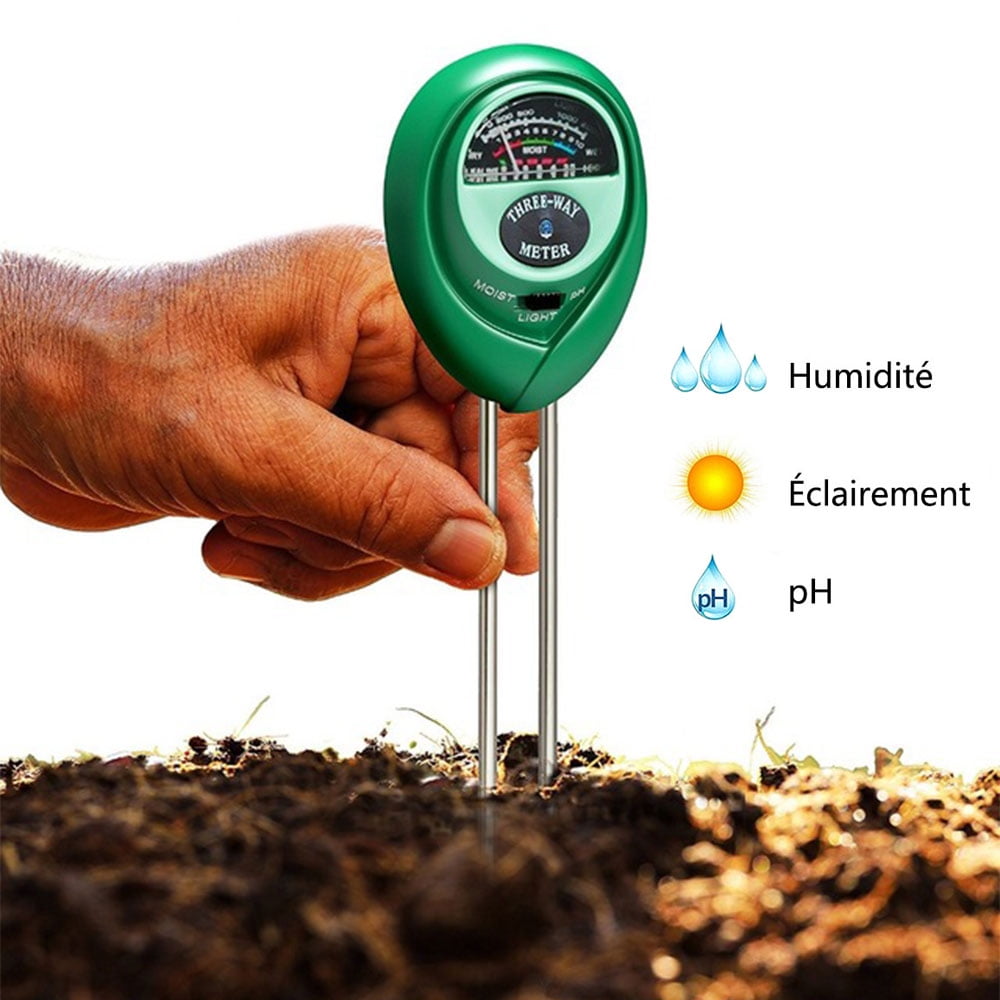 HOTBEST 3in1 Soil Tester Soil PH Moisture Temperature Sunlight Testing Meter Kit LCD Display HOTBEST 3in1 Soil Tester Soil PH Moisture Temperature Sunlight Testing Meter Kit LCD Display