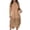 Khaki, variant on CIENVNSTG Women's Casual Dresses Solided Color Classic Vogue Party Dress Lightweight Eye-Catching Holiday Dress for Women M