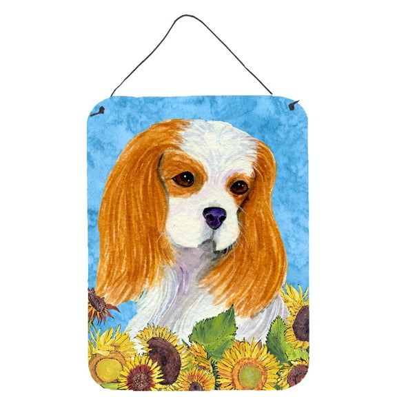 Cavalier Spaniel Aluminium Metal Wall or Door Hanging Prints