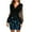 Blue, variant on DPTALR Women's V Neck Sparkly Dresses Corset Mini Dress Long Sleeve Mesh Pencil Dress Slim Fit For Party Club Night
