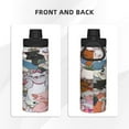 thumbnail image 3 of The Aristocats 18oz Insulated Water Bottle With Handle, Stainless Steel Water Bottles With Wide Mouth, Double Wall Vacuum Sports Water Bottle, 3 of 8