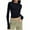 Black, variant on Horkkom Long Sleeve Shirts for Women Solid Color Round Neck Tops Slim Comfortable Lightweight Underscrubs Blouses, Gifts for Women