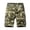 Khaki, variant on Mens Camo Cargo Shorts, Blue Pattern, Multi - Pockets, Summer Hiking & Outdoor Use