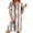 Multicolour, variant on LVHAOGJOB Flowy Dress for Women Summer Mini Dress Short Sleeve Swing Print Multicolor Fit and Flare Womens Sundress A Line