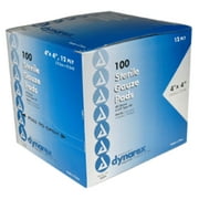 Dynarex Sterile Gauze Pads 4 Inches x 4 Inches 100 Each