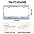 thumbnail image 2 of Aluminum License Plate Frame 2 Pack Car Exterior Accessory Car Tag Holder for Front Rear Plates Cars Decor Cute Cat Pattern, 2 of 7
