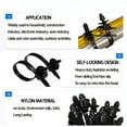 thumbnail image 3 of FYUU 160Pcs Car Wire Harness Fastener Tie Wrap Cable Clips Cable Ties, 3 of 5