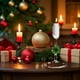 thumbnail image 4 of Portavelas de cristal con forma de árbol de Navidad | Soporte decorativo de cristal para velas pequeñas, 4 of 6