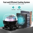 thumbnail image 3 of Ecojoy 45L 3-Tank Margarita slushy Machine with LED Light,with Self-cleaning Mode, 3 of 7