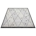 thumbnail image 3 of Abani Viva Grey Moroccan Tribal Area Rug 2x3 Diamond Pattern, 3 of 8