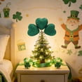 thumbnail image 7 of XGFHYJEH St Patrick's Day Miniature Tree Topper Shamrock Decoration St Patrick's Day Ornaments Irish Theme Tree Decoration for Holiday Party Supplies Gift, 7 of 7