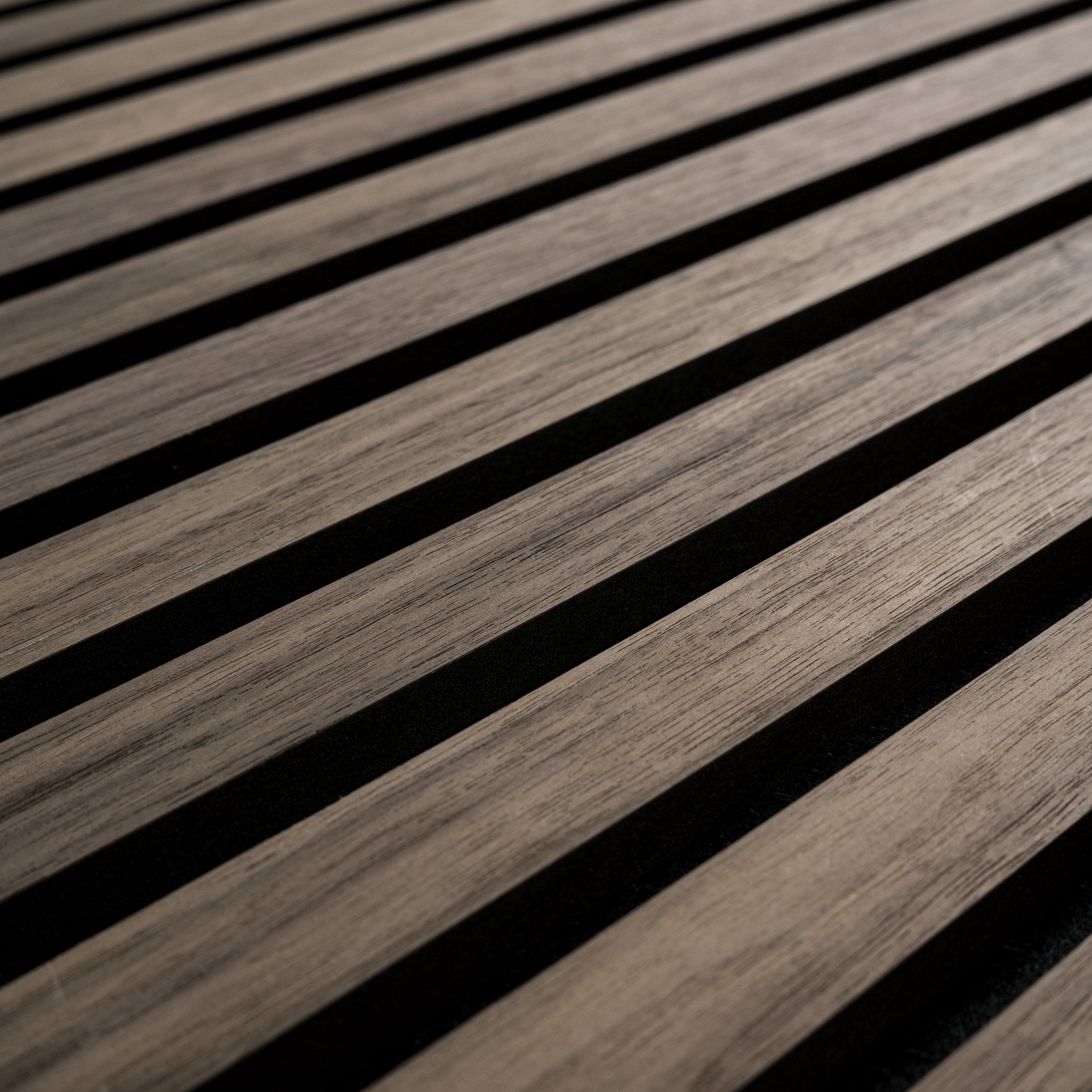 MSI 94.5" x 9.5" 3D Tawny Fluted Wood Slat Acoustic Sound Absorbing Wall Paneling (Set of 4)