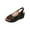 Black, variant on VerPetridure Women's Sandals Summer Casual Vintage Buckle Wedge Heel Open Toe Low Fish Mouth Roman Sandals