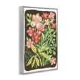 thumbnail image 2 of Stupell Industries Eclectic Garden Flowers on Brown Gray Framed Giclee Art, 16 x 24, by Hannah Moren, 2 of 7