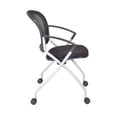 thumbnail image 5 of Cain 66" x 24" Training Table- Grey & 2 Cadence Nesting Chairs- Black, 5 of 7
