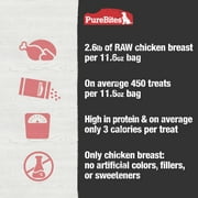 PureBites Chicken Freeze Dried Dog Treats, 1 Ingredient, 11.6oz