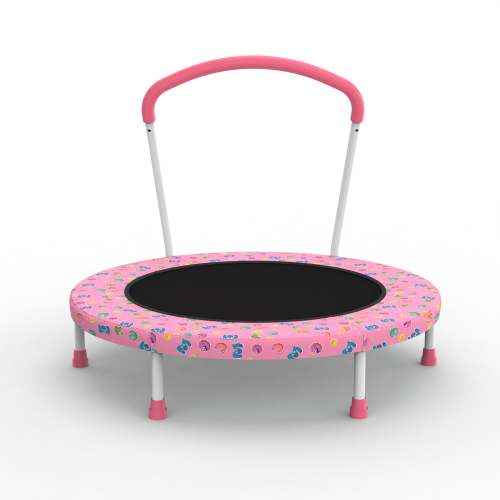 Trampolín Mini de 36 pulgadas para niños de edades 1-6 Trampolín interior al aire libre con diversión de manija