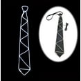 thumbnail image 2 of SHANJIA LED Light Up Necktie, Luminous Light up Tie Neon LED Ties Cool Novelty Neck Tie for Party, 2 of 3