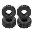 thumbnail image 4 of Paquete de 4 neumáticos universales para control remoto, compatibles con SCX10/TRX4/TRX6, escala 1/10, neumáticos de goma de alta durabilidad, 4 of 8